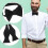 Black Bow Tie for Men Self-Tie Formal Style 4