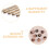 Pool Cue Tips PU Screw-On 10mm 20 Pieces 8
