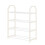 Stackable Metal Shoe Rack White 3-Tier 1