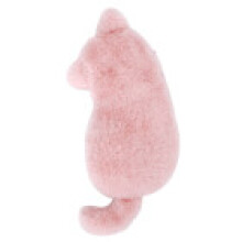(Pink) Cat Plush Cute Storage Bag With Spacious Design For Office School And Supplies