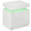 White Bedside Table with LED Light, Bedroom 8