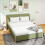 Set of Two Modern Storage Bedside Tables - White 6