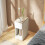 Set of Two Modern Storage Bedside Tables - White 1