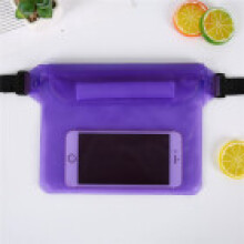 (Purple) Waterproof Swimming Bag Drift Diving Shoulder Waist Pack Underwater Cover Phone