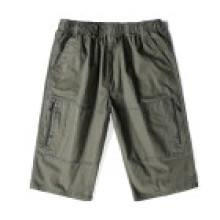 (Green,XL)Calças cargo masculinas de mistura de algodão com lavagem a água para passeios casuais de fim de semana
