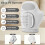 Smart Hand Massager Cordless with Heat Compression Relief 5
