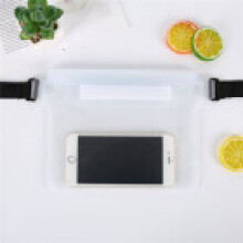 (White) Waterproof Swimming Bag Drift Diving Shoulder Waist Pack Underwater Cover Phone