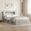 VidaXL vidaXL Headboard Cabinet with Storage Concrete Grey Engineered Wood 1