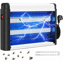 Electric Bug Zapper 35W, UV Fly Killer Lamp with 4000V High Voltage Grid, Mosquito Killer Lamp for Indoor & Sheltered Outdoor Use