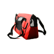 (Red,L)Atmungsaktiver Haustier Rucksack Tasche für Katzen und kleine Hunde mit einfachem Griff Tragen