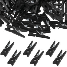 Pinces à linge en bois peintes, mini pinces à loisirs créatifs, 100 pièces