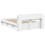 VidaXL vidaXL Bed Frame with Storage White 150 x 200 cm Engineered Wood 2