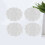 Contenitore per perline da scrivania HEMOTON, bianco trasparente, 4 pezzi 3