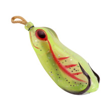 XIAOLE Topwater Frog Lure Weedless Hooks 2.36" 13g