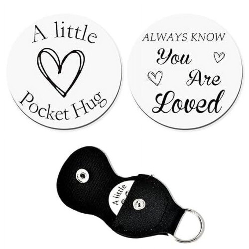 Pocket Hug Keychain Coin Gift PU Case