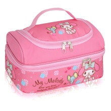 Melody insulated lunch bag pink waterproof anime tote large