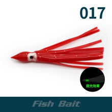 Lysande bläckfiskfiske kjolar 5 cm och 9 cm 2 st