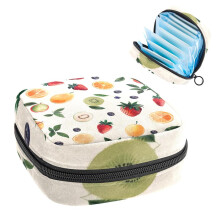 Borsa porta assorbenti igienici portatile per il primo ciclo mestruale