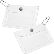 Portafoglio trasparente in PVC Zero Wallet Protector (2 pezzi)