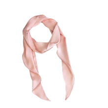 Foulard fin uni pour femme, couleur rose, lot de 1.