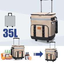 Tao Tao isolerad kylväska med rullfunktion, 12 l, kaki