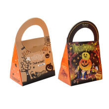Sacs fourre-tout triangulaires en papier pour emballage de bonbons d'Halloween