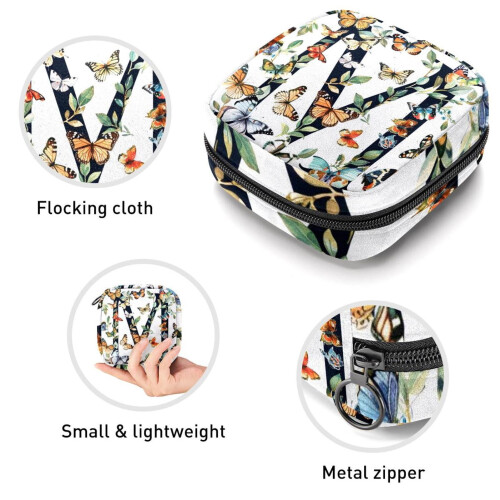 Förvaringspåse för bindor med M- och fjärilsdesign 2