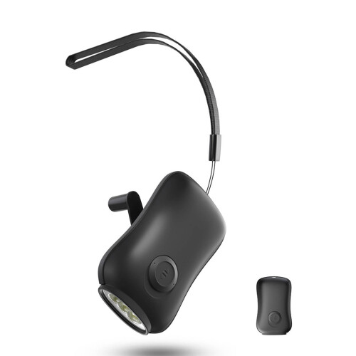 Lampe torche à manivelle LED rechargeable pour les situations d'urgence