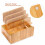 Wooden Multi-Device Charging Station Phone Stand Beige 8