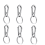 Metal Carabiner Keychain 6 Pack 1