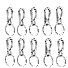 Metal Keyring Keychain Organizer 10 Pack