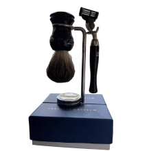 Set Crabtree & Evelyn: Crabtree & Evelyn Shaving Razor 5 Blades + Crabtree & Evelyn Face Shaving Brush