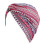 Women's Cotton Chemo Cap Print Head Cover Red 1