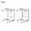 Acrylic Baseball Bat Wall Mount Holder 2 pcs 1