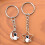 Astronaut Keychains for Couples 2-Pack 4