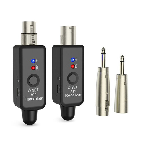 Microphone Wireless System Micphone Wireless Transmitter UHF Transmitter & Receiver for Dynamic/Condenser Microphon