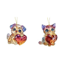 Animal Acrylic Hanging Ornaments 3.14 inch 2 pcs