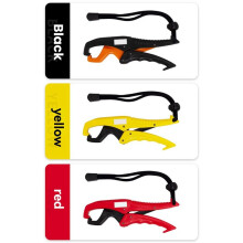 Plastic Clip Fish Clip Controller Fish Catcher Fish Lifter Fishing Gear with Slip Rope 25cm Red
