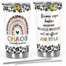 Chaos Coordinator Tumbler for Women, 20 oz