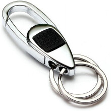 Key Chain Set Heavy Duty Car Keychain 6 Pcs Black
