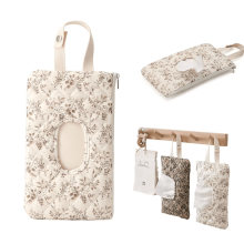 Floral Quilted Baby Wipe Holder Portable Diaper Pouch