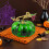 Hand Blown Glass Pumpkin Figurine Decor 1 pc 4