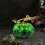 Hand Blown Glass Pumpkin Figurine Decor 1 pc 6