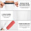 Soccer Shin Guards with Honeycomb Pads Lightweight White L 8
