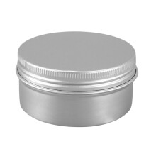48 Pack 80Ml Tins Containers Tea Aluminum Box Round Metal Lip Balm Balm Storage Box Jar Containers with Screw Cap