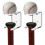 Acrylic Baseball Bat Wall Mount Holder 2 pcs 4