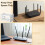 Router Shelf Storage Box PVC Rack 14.6x10.6x9.1 inch 7