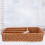 Cutlery Storage Basket Woven Mesh Chocolate 2