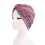 Women's Cotton Chemo Cap Print Head Cover Red 3