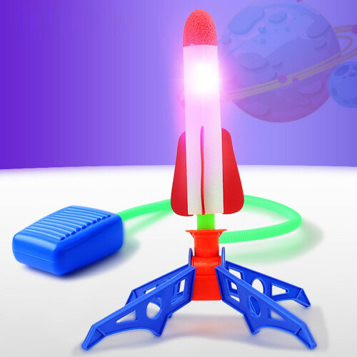 White Rocket Launcher Set for Kids - EVA Material, 1 Piece 1